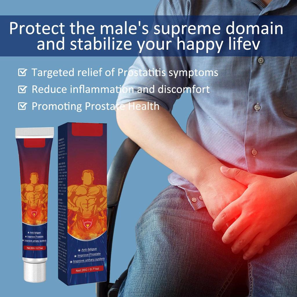Prostate Enhance Cream Prostate Care Men's Power Care Cream Prostate Relief Cream - Reduce Urine Leakage Urgency Enhance Bladder Control