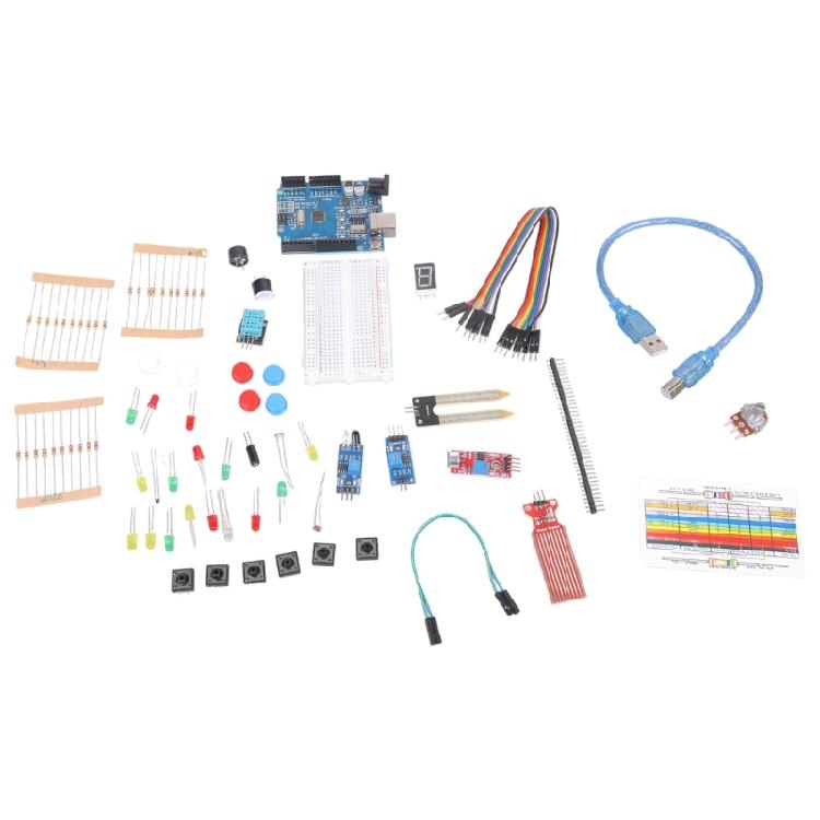 

Complete Learning Suite for-Arduino UNO R3 Power Supply Stepper Motor Breadboard 1