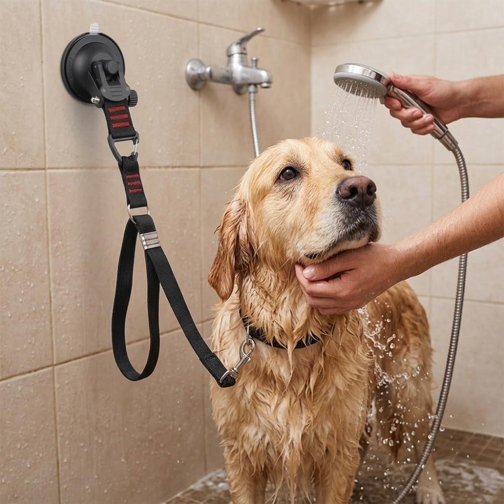 Adjustable Length Pet Grooming Loop Wearproof Webbing Table Hanging Strap Pet Bath Fixing