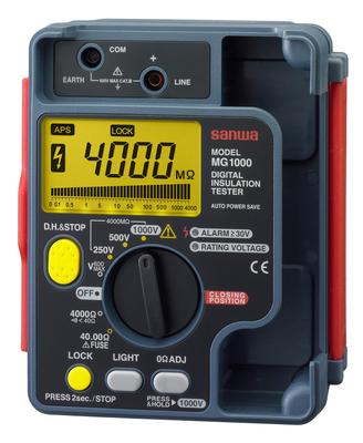 Elektroměr Sanwa Digitální měřič izolačního odporu SANWA MG1000 1000V/500V/250V