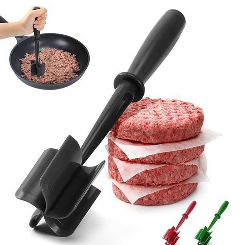 Kuchyňský sekáček na maso Mačkadlo na mleté ​​​​hovězí Míchání, mletí a drcení špachtle Škrabka na maso na mletí masa