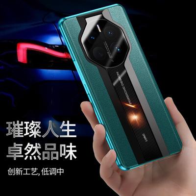 Suitable for Huawei Mate60Pro Second Change Porsche Mobile Phone Case Nova 110,000 Magneto Metal 50 Glass P60 Case