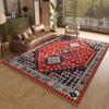 Persian Style Carpets for Living Room Anti-slip Cloakroom Rug American Bedroom Decor Retro Carpet Washable Study Soft Floor Mat