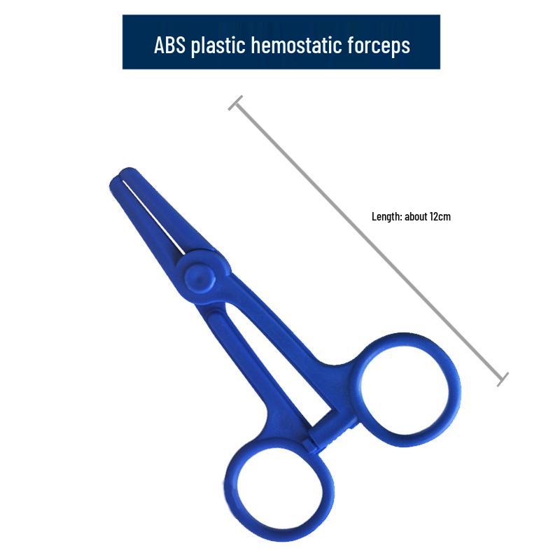 Stainless Steel Hemostatic Forceps Tweezers with Straight/Curved Tips & Needle Holder for Pet and Fishing Hook Removal