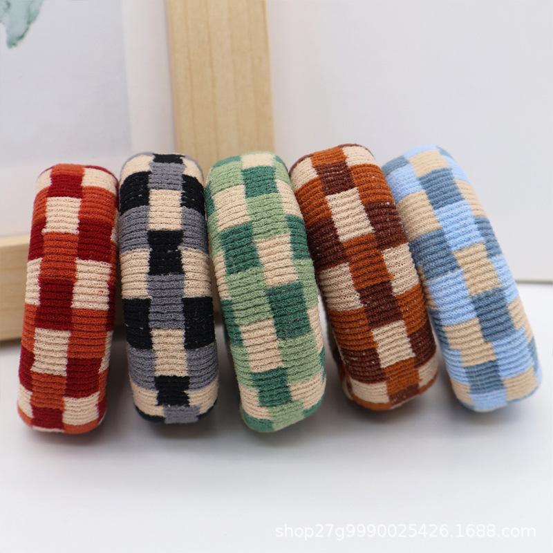 5 Pcs Simple Scrunchies Women Girls Elastic Hair Rubber Bands Accessories Tie Hair Ring Rope Headdress Headwear Ponytail Holder