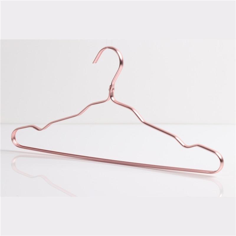 10 Pcs Aluminum Alloy Clothing Hanger ,Durable Anti Deformation Metal Closet Storage Rack Hangers,Wardrobe Space Saver Hanging Supplies Organizer
