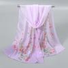 New Chiffon Printed Sun Protection Beach Scarf Scarf Thin Women's Versatile Chiffon Fresh Neck Scarf