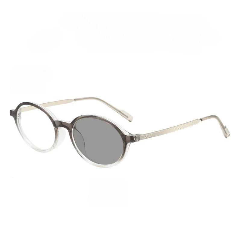 New Retro Anti-Blue Light Photochromic Myopia Glasses Unisex Outdoor Color-Changing UV Protection Eyewear Diopter 0 To -4.0