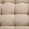 Outdoor Rocking Chair, Comfy Cushion, with Soft Thick Cushion,for Living Room, Bedroom, Reading Room, Beige Frame with Beige Cushion