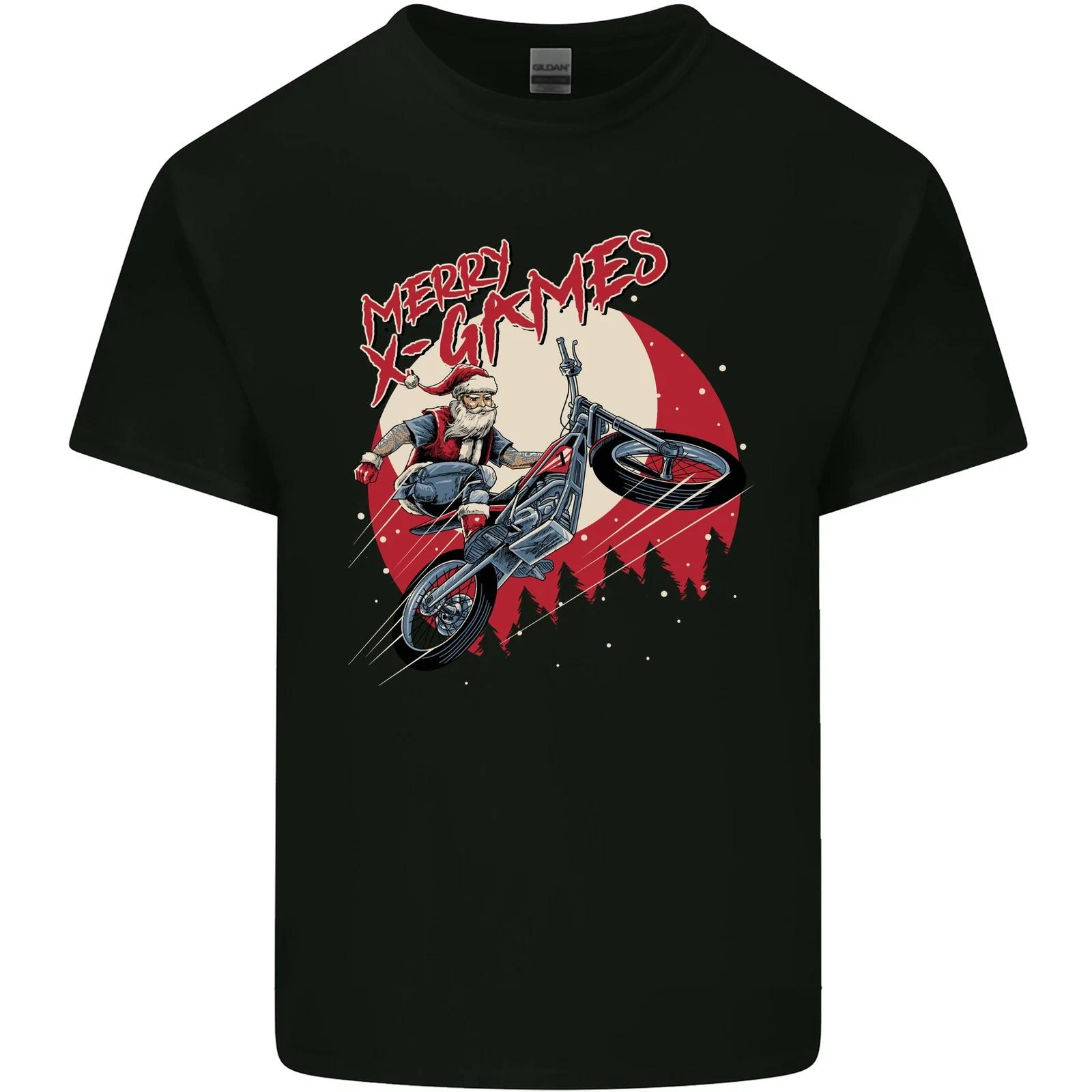 

Motocross Merry X Games Dirt Bike Motorbike Kids T-Shirt Childrens S