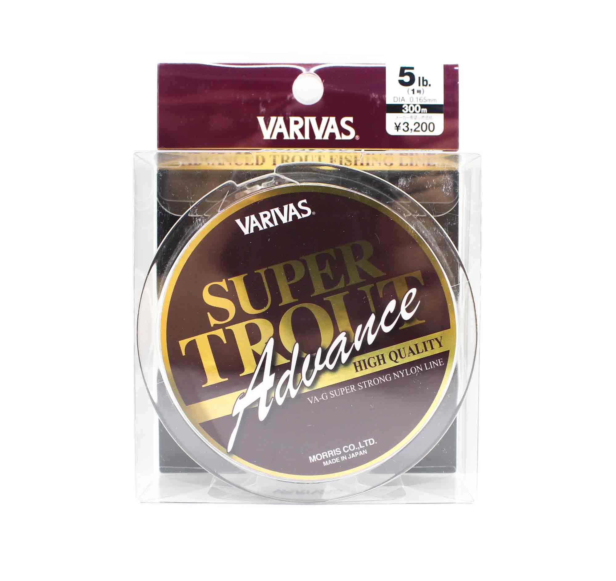 

Varivas Нейлоновая леска для ловли форели 300 м 5 фунтов (5382)