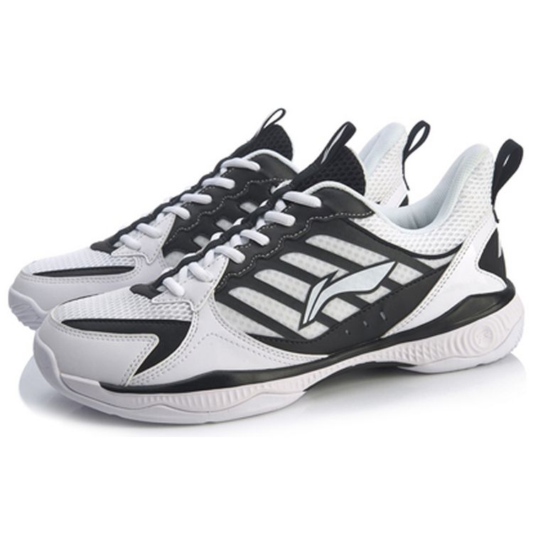 Li Ning Battle Axe 2 Lite Synthetic Leather Fabric Training Non-Slip Wear-Resistant Shock Absorption Support Low-Top Badminton Shoes AYTQ019-1
