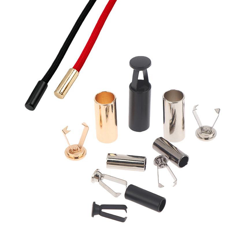 10/20 Sets Doe-het-zelf Tas Schoenen Kleding Lanyard Accessoires Metalen Touwuiteinden Stopper Knop Koorduiteinde Sluitkap Ophangbel Gesp