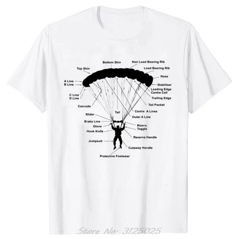 New Funny Graphic Print Tshirt Skydivers T Shirt Unisex Casual Streetwear Jump Skydive Birthday Gift Tshirt Loose Streetwear Tees