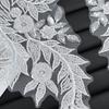 Multi-color Handmade Beads Lace Embroidery Flower Mirrored Flowers Wedding Dress Fabric Floral Design Mesh Lace