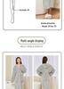 Coral Velvet Thickened Women's Bathrobe, Long Soft Nightgown, Couple's Robe, Comfortable Homewear