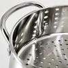 Deep-Frying Pot and Basket Set with Food-Grade 201 Steel Construction, Pot Lid, and Easy-Cleaning Design for Outdoor Meals and Group Parties