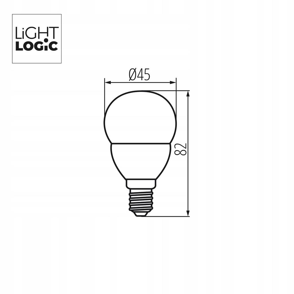 Kanlux Bilo Bulb 6.5W=60W E14-Ww 806 Lm Warm Color 1 Pc