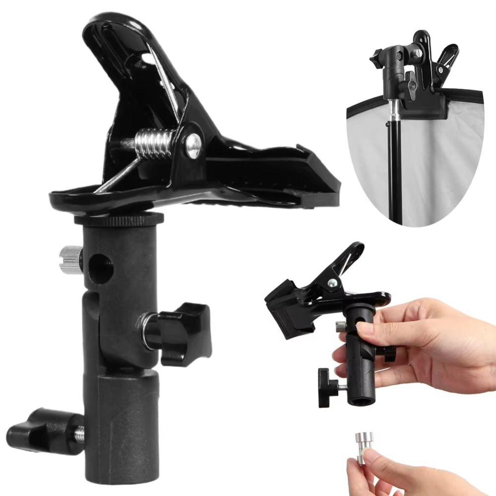 Multiple Angle Light Stand Attachment Swivel Adapter Reflector Holder  Reflector&Background