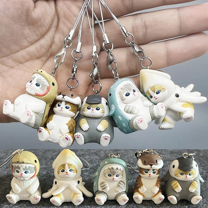 

Аквариум Брелок Кот Удачи Цепочка для Мобильного Телефона Шарм Подвеска Украшение для Сумки Кукла Подвеска Женские Девичьи Милые Аксессуары