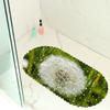 Small Flower Green Plant Map Balcony Bathroom Mat Hydrophobic Non-Slip Door Mat Swimming Pool Public Places Non-Slip Floor Mat