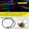 22in1 RGB Car Interior Acrylic Car Ambient Lights RGB Hidden Acrylic Strip Decoration Atmosphere Accessories For Silverado