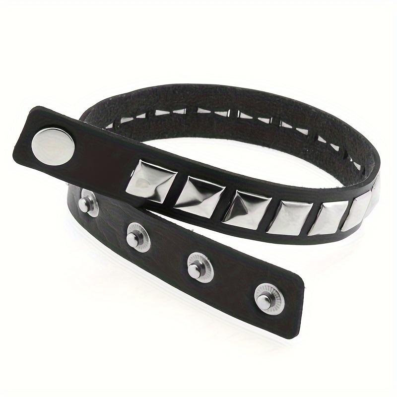 Punk Gothic Style PU Leather Necklace Y2K Collarbone Chain Party Christmas Creative Birthday Valentine's Day Gift