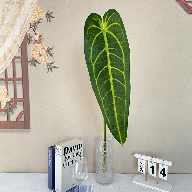 Realistic Tropical Faux Plant Home Decor With Green Leaves For Photography And Wedding Arrangements