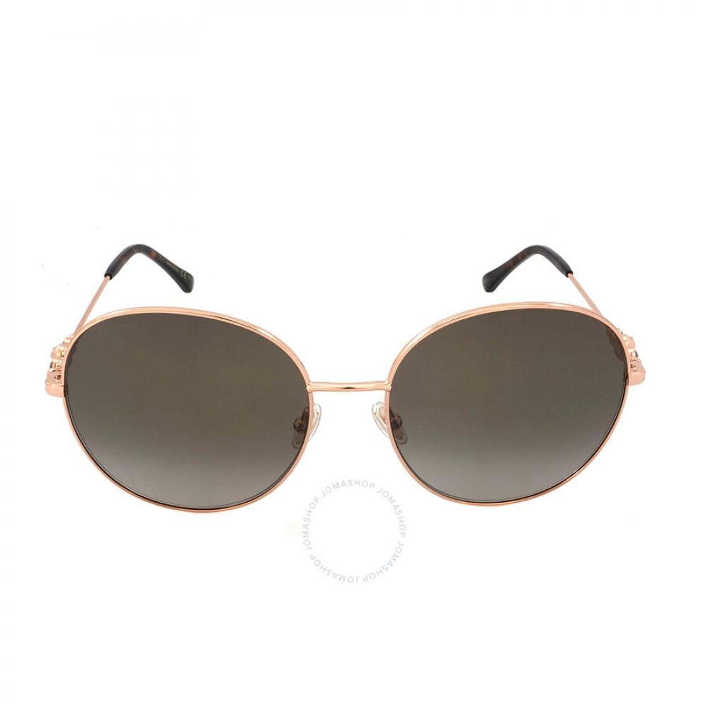 

Jimmy Choo Brown Round Ladies Sunglasses BIRDIE S 006J HA 60