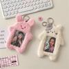 Plush Bunny Card Holder With Cartoon Animal Design For Students And Collectors