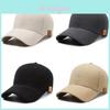 Mens Adjustable Cotton Baseball Cap With Sun Protection For Outdoor Activities
