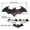 3D Metal Bat Auto Car Logo Cartoon Sticker Metal Badge Emblem Tail Decal Motorcycle Car Decoration Accessories Car Sticker
