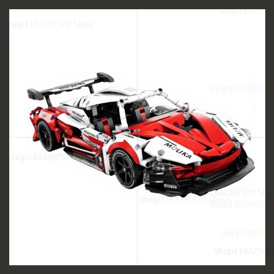 2025 New 1:14 Scale Racing Car 1200PCS RS12 Technical Series Model Sports Car Building Blocks Set Kit STEM Toy Kids Adults Gifts