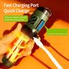 Plastic 5 Setting Camping Lamp with Adjustable Brightness Easy to Operate for Night Walks Campgrounds Home Power Outages