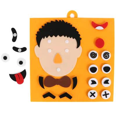 Zrób to sam Puzzle Zmieniające Emocje Zabawki Kreatywne Wyrazy Twarzy Dzieci Uczące Się Zabawki Edukacyjne Dla Dzieci Zabawny Zestaw Zabawny Prezent