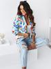 New Fashion Print Spring Casual Blazer - European and American Style