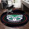 1 Stück Fußballmannschaft (10) Design Bedruckter Bereich Runder Teppich für Schlafzimmer Wohnzimmer Heimdekoration Teppiche Matte Rutschfeste Matte Teppich für das Bett