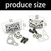 Horizontal Engine Repair Side Cover Kit for 50 110 125 140cc, Metal Oil Line Conversion Cover with Gasket and 2 Bolts