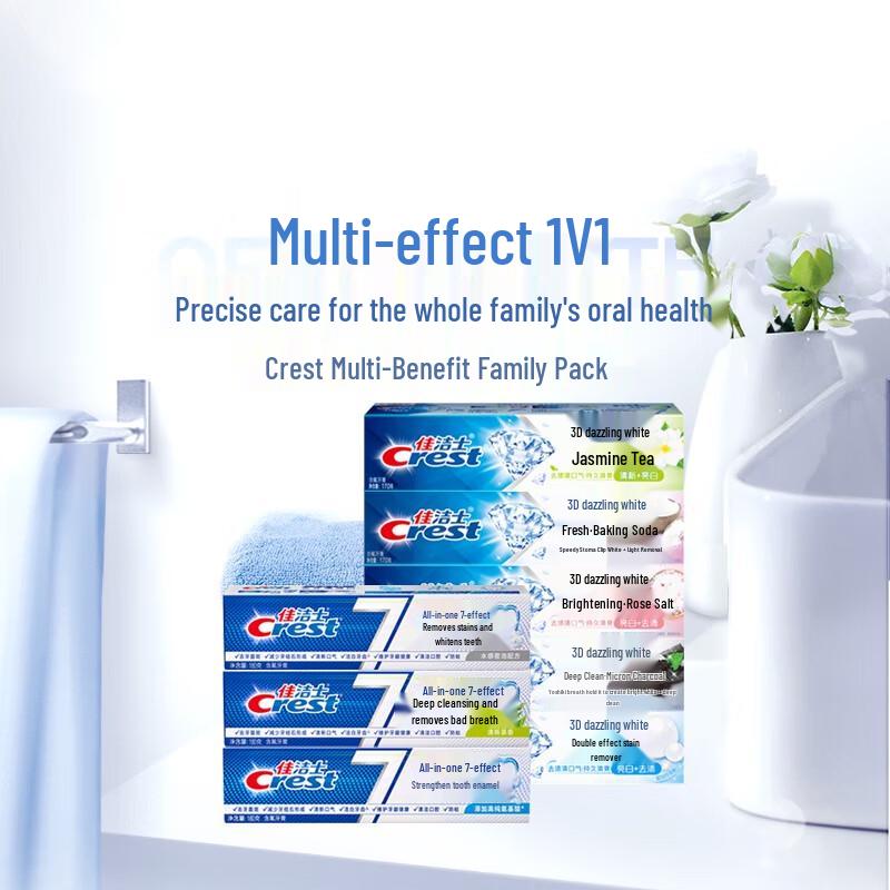 

Crest Dazzling White Toothpaste Value Pack 1390g