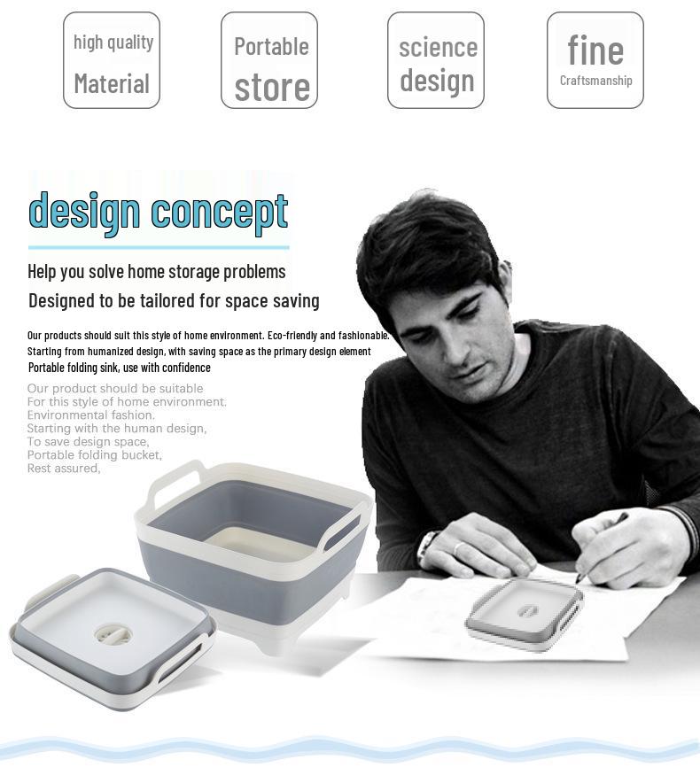 Portable Folding Baby and Household Wash Basin