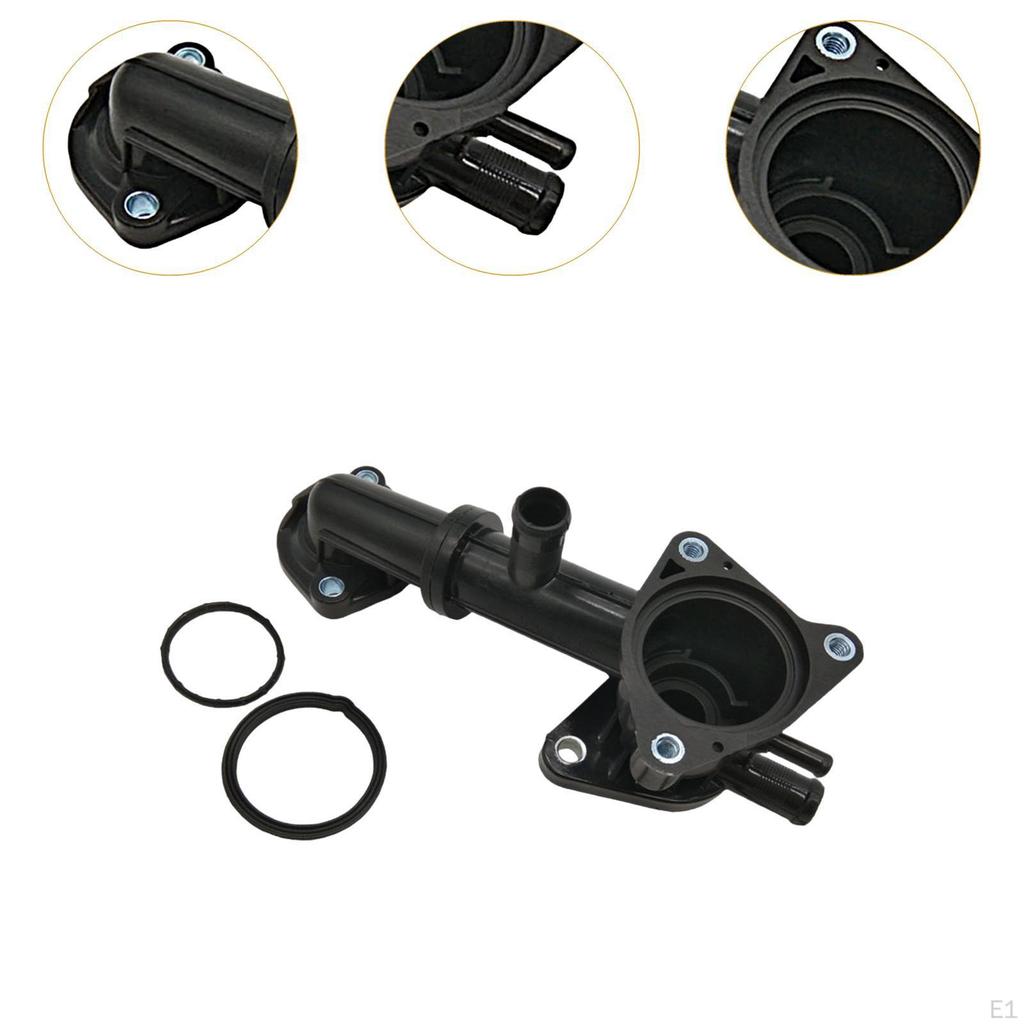 Engine Coolant Thermostat Housing Water Hose Connection for Truck Auto