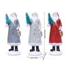 Christmas Figurine Figure Decors Resin Santa Clauses Statue Christmas Decorative Figurine Table Centerpieces for Holiday