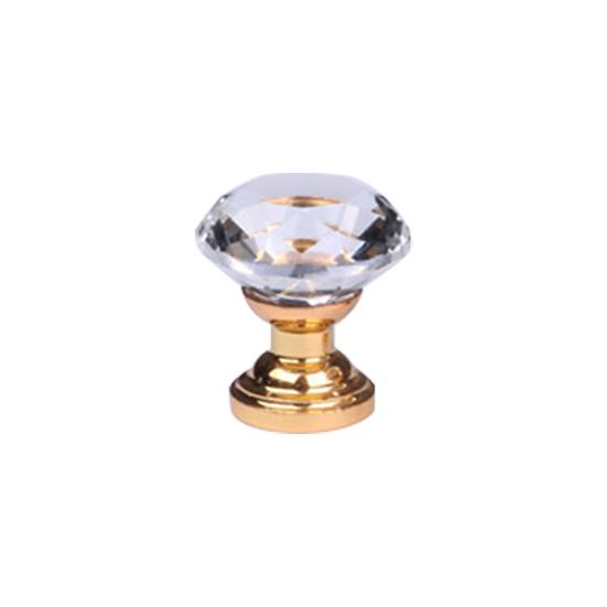 20/25/30/40mm Cabinet Knobs Diamond Shape Wear-resistant Wide Applications Fashionable Exquisite Durable Drawer Pulls Furniture Decor