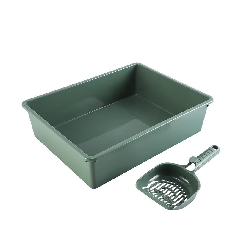 Anti-Splash Deodorizing Cat Litter Box - Plastic Cat Toilet