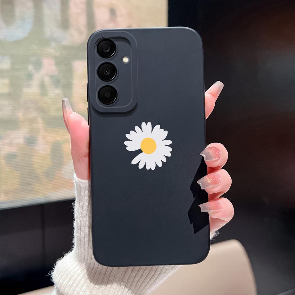 For Samsung Galaxy A25 A26 A36 A56 5G Case Cute Flowers Silicone Soft Protective Cover For SamsungA25 A26 A36 A56 Fundas Coque