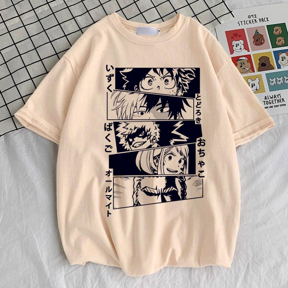 Bakugou t shirt women University Pop Culture Punk Psychedelic t-shirt 80s Pastel Grunge Vintage Punk Trendy