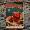 Vintage Metal Poster Cocktail Theme Wall Art For Kitchen