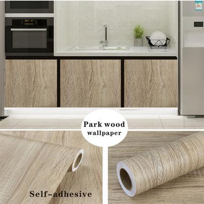 Holzmaserung Klebefolie Selbstklebend Klassisch Abnehmbare Kontaktfolie Planke für Arbeitsplatte Kleiderschrank Vinylfolienrolle