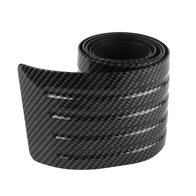 90/104cm Protection Strip Bumper Anti-collision Rubber Strip For Car Carbon Fiber Trunk Mat Tail Door Trim Strip Rear