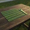 100Pcs   Plastic Cutter Blades For Electric Cordless Grass Trimmer Strimmer Tool Grass Trimmer Blades Replacement Garden Tool